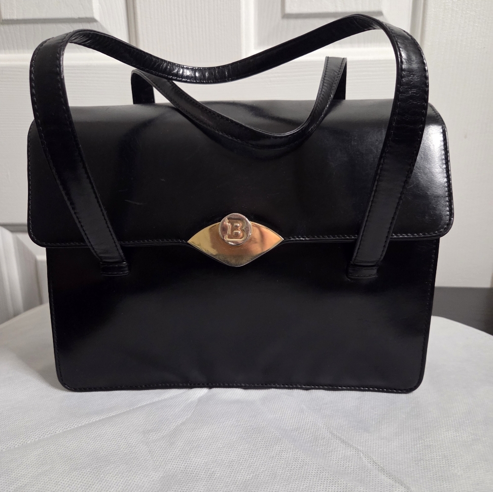 Bally Structured Smooth Leather Bag